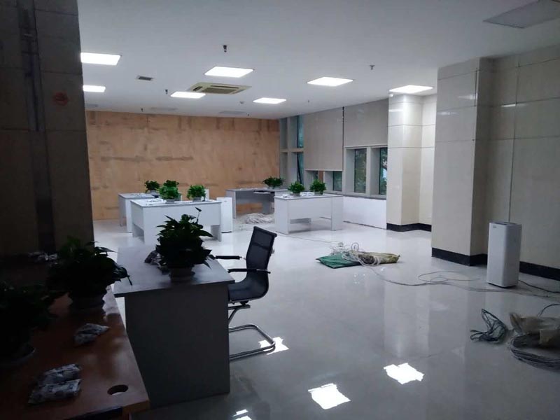 长宁区汉森商务楼800平办公室 [隔断施工](图3)