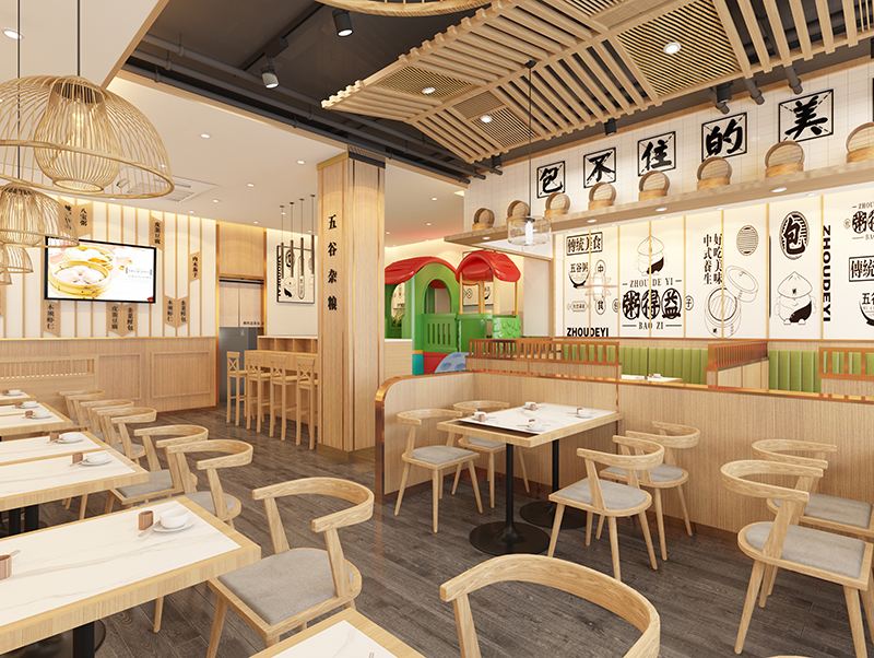 早餐店装修有哪些技巧？(图1)